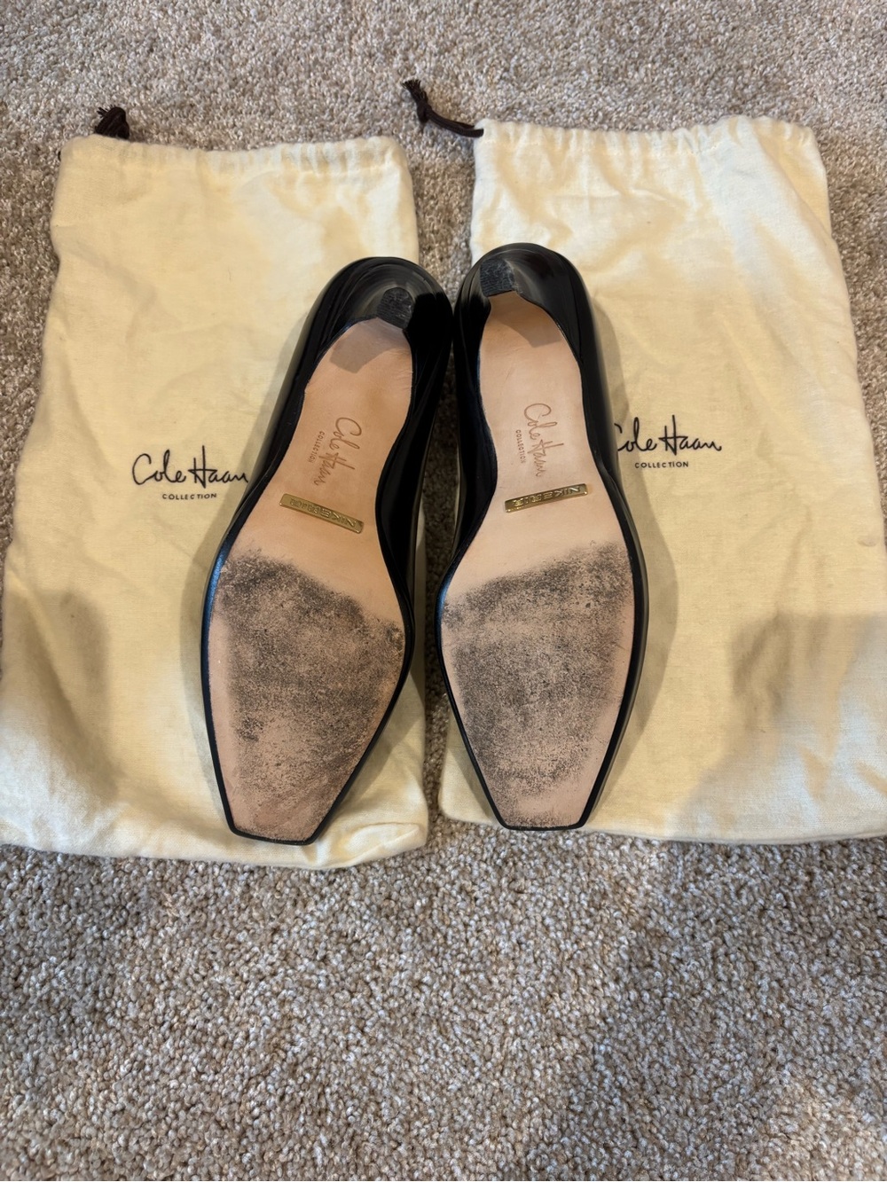 Cole Haan Black Carma Mid Air Pump Heels - Size 8.5 - Picture 4 of 5